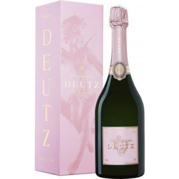 Champagne Deutz - Rosé Non Vintage - Bouteille (75cl) in luxe geschenkdoos