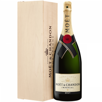 Moet & Chandon - Moët Imperial - Magnum (1.5L) in houten kist