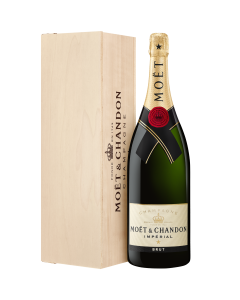Moet & Chandon - Moët Imperial - Jeroboam (3L) in houten kist